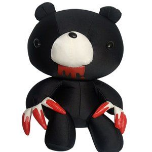 Gloomy Bear Black Nylon Spandex Bean Bag Plush Doll Stuffed Anime Chax-GP 12"